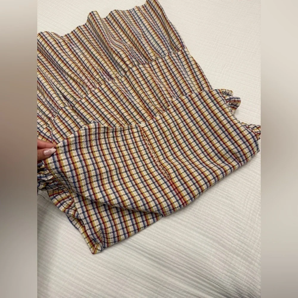 Loft Multi Colored Plaid Dress - Picture 5 of 5